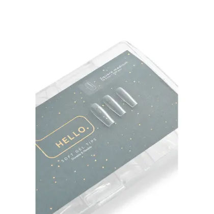 HEYLOVE Gel Tips SQUARE MEDIUM, 500 adet - 1 