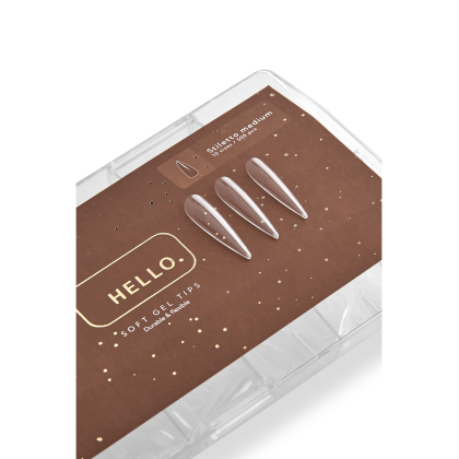 HEYLOVE Gel Tips STILETTO MEDIUM, 500 adet - 1 