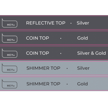 HEYLOVE Tips stikeri - GLITTER & SHIMMER TOP - 1 