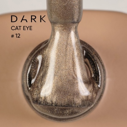 DARK GEL POLISH CAT EYE 12, 6 ml - 4 